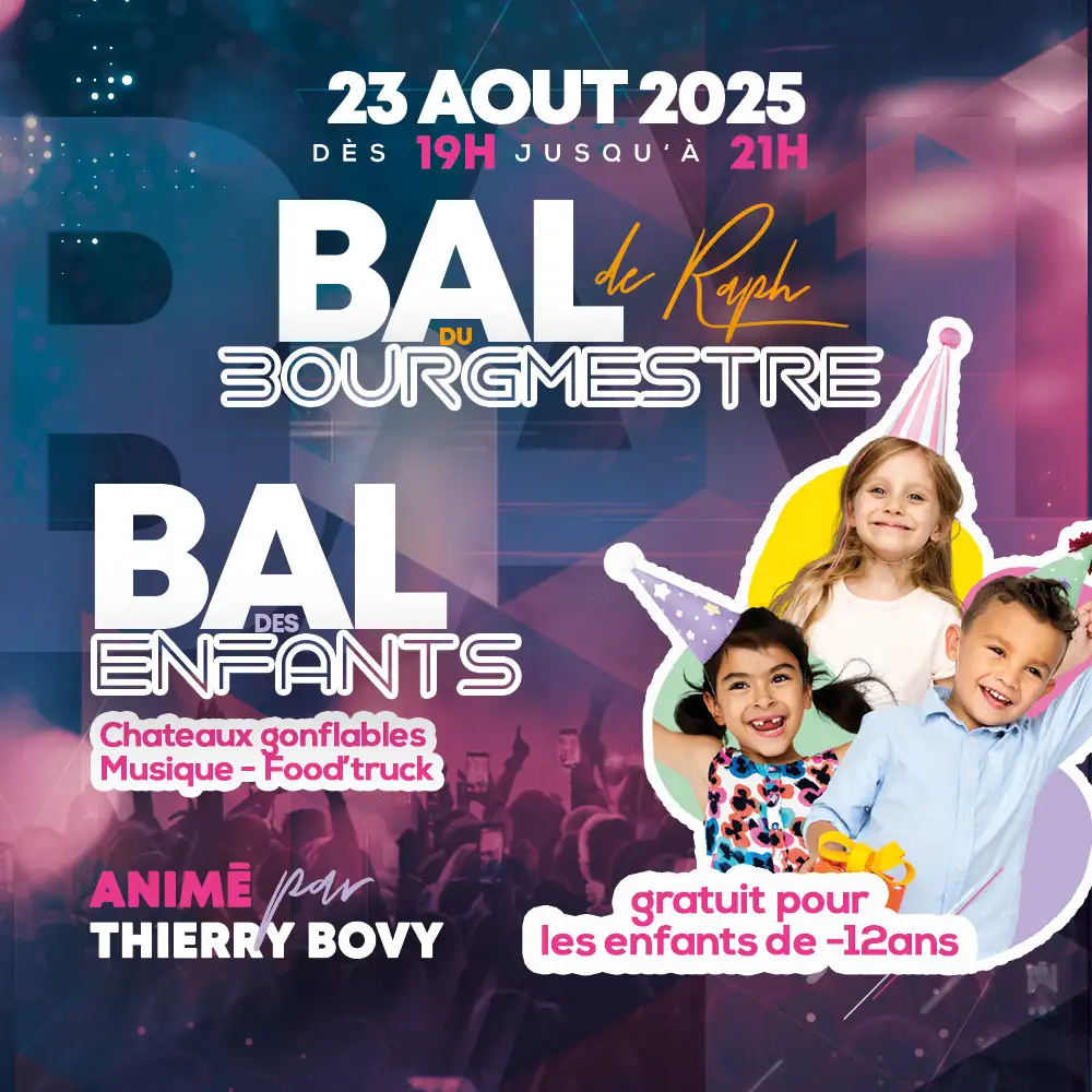 Flyer - Bal du Enfants - Samedi 23 août